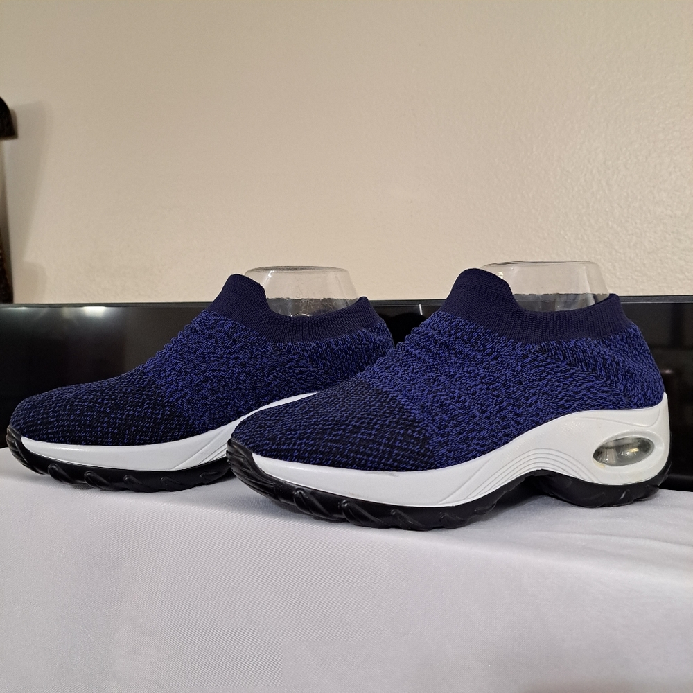 Slow Man Slip on Sock Walking Shoes 👟